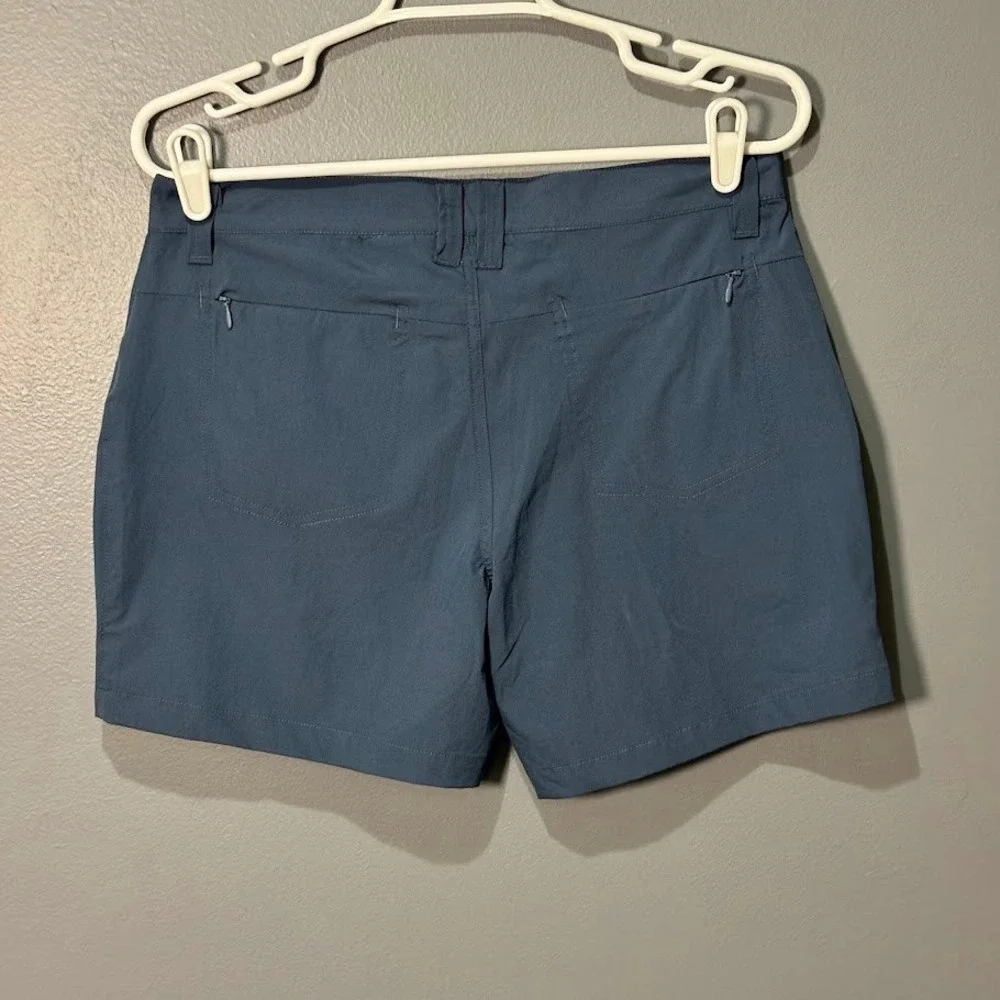 Stillwater Supply Co Hiking Shorts Wms 10 Blue Nylon Spandex Stretch Outdoor NEW